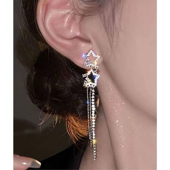 Shooting Star Earrings - Picture 1 of 7